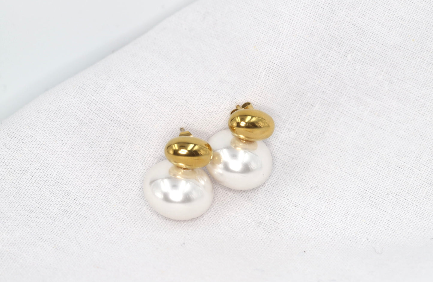 Pearl Bead Earring - Bicosjewelry